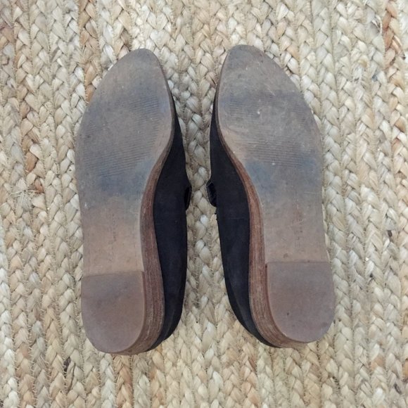 Kelsi Dagger Abbi Suede Slip-On Loafer Wedge - Picture 3 of 5